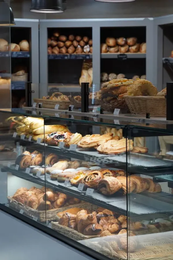 Vitrine magasin au four à bois Boulangerie Seloncourt